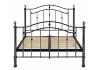 5ft King Size Black nickel finish Cally traditional metal bed frame 5